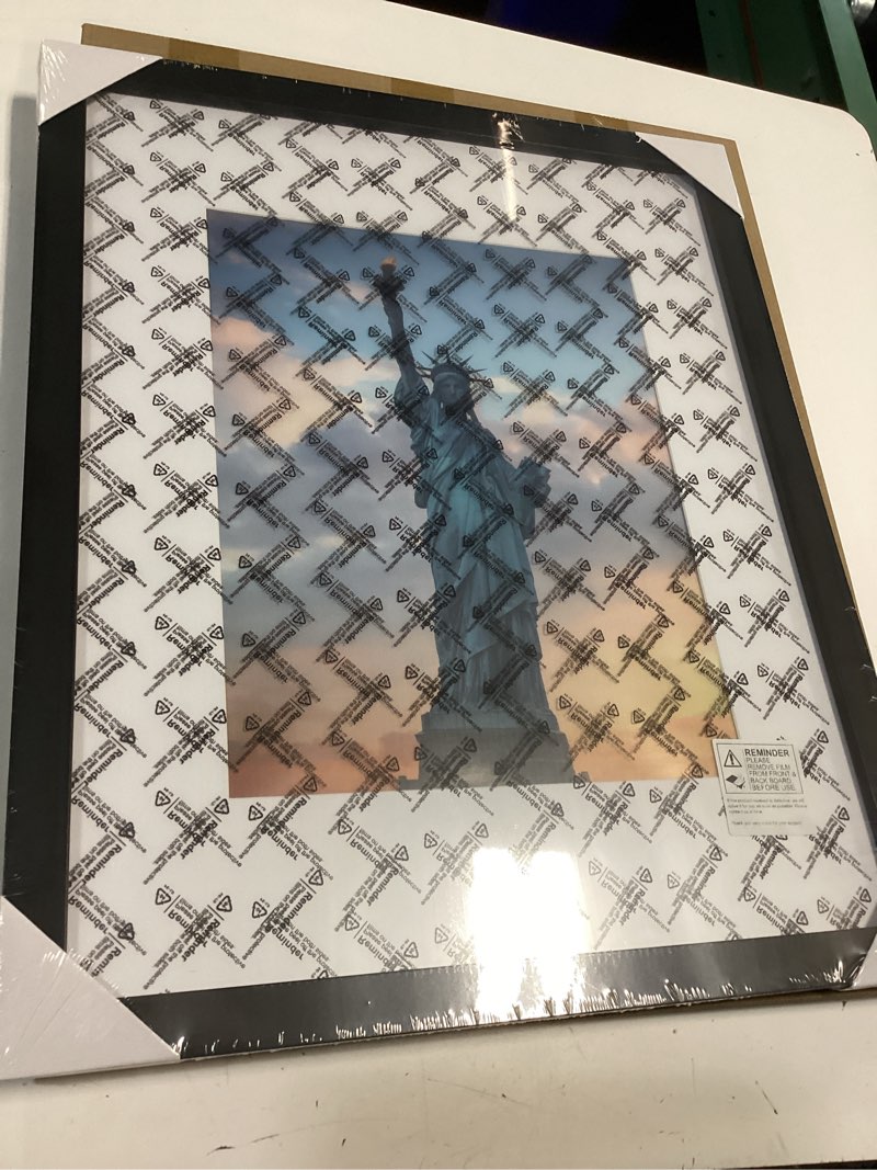 Condition photo showing New/Like New for seseat 16x20 picture frame black, display pictures 11x14 with mat or 16x20 without mat, photo frames wall gallery, 1 pack black 16x20