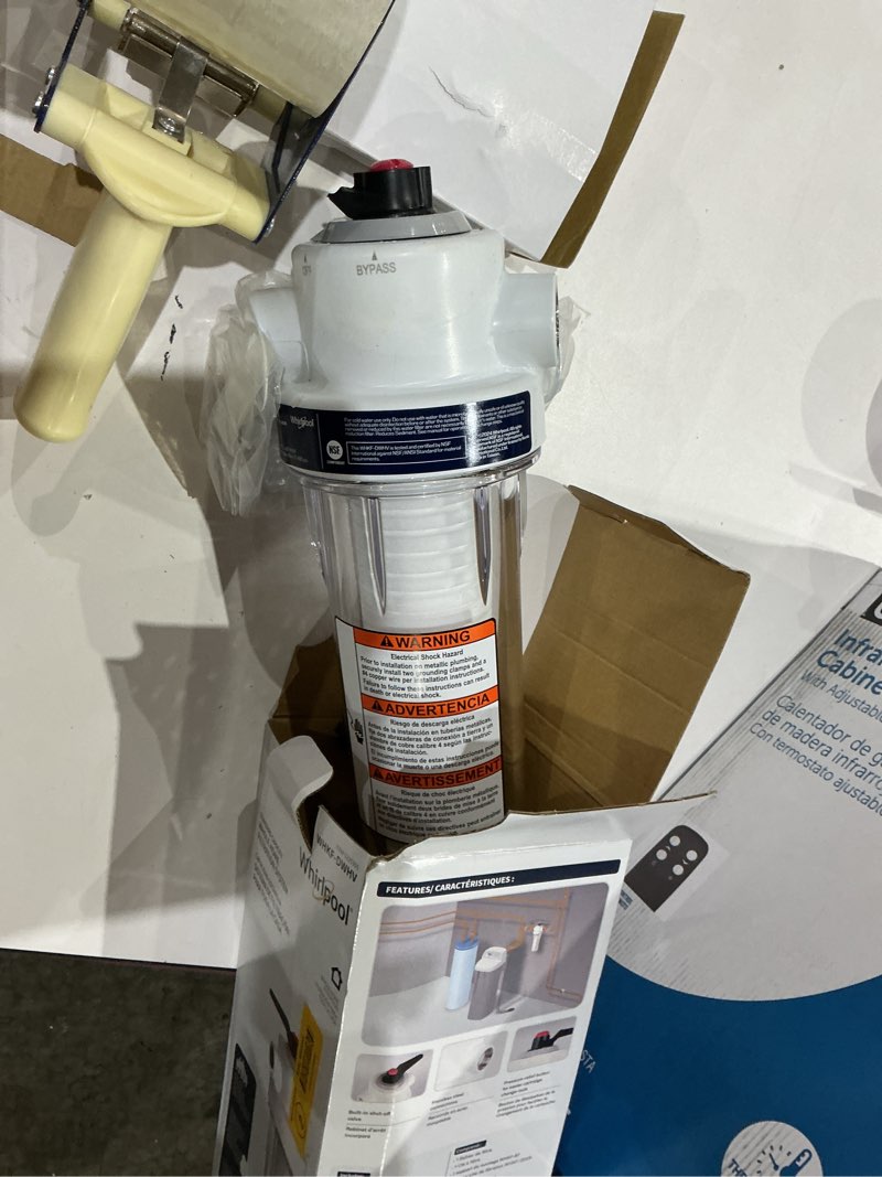 whirlpool sediment whole house water filtration system single-stage 4-gpm