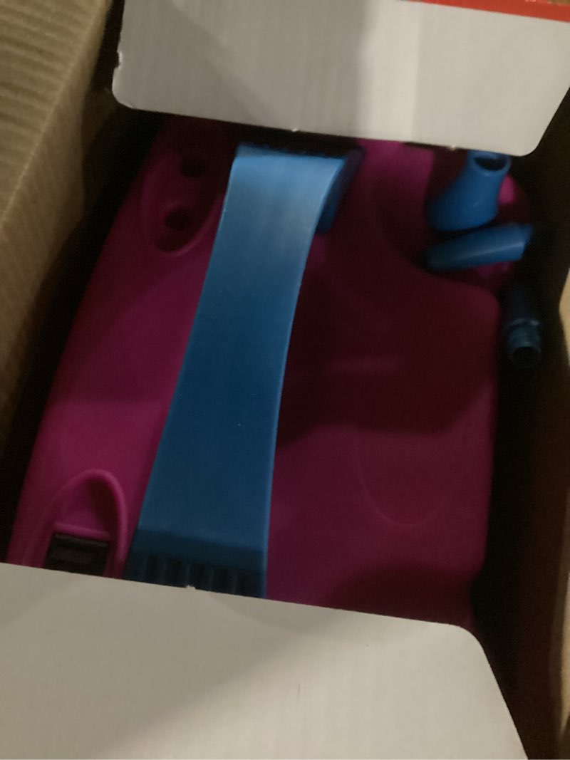 Condition photo showing As Is for Balloon Pump Electric,110V 600W Balloon Blower Inflator Dual Nozzle Air Pump Balloons Inflator for Decoration, Party, Sport,Gifts:2 Balloon Tying Tools Red Electric Balloon Pump