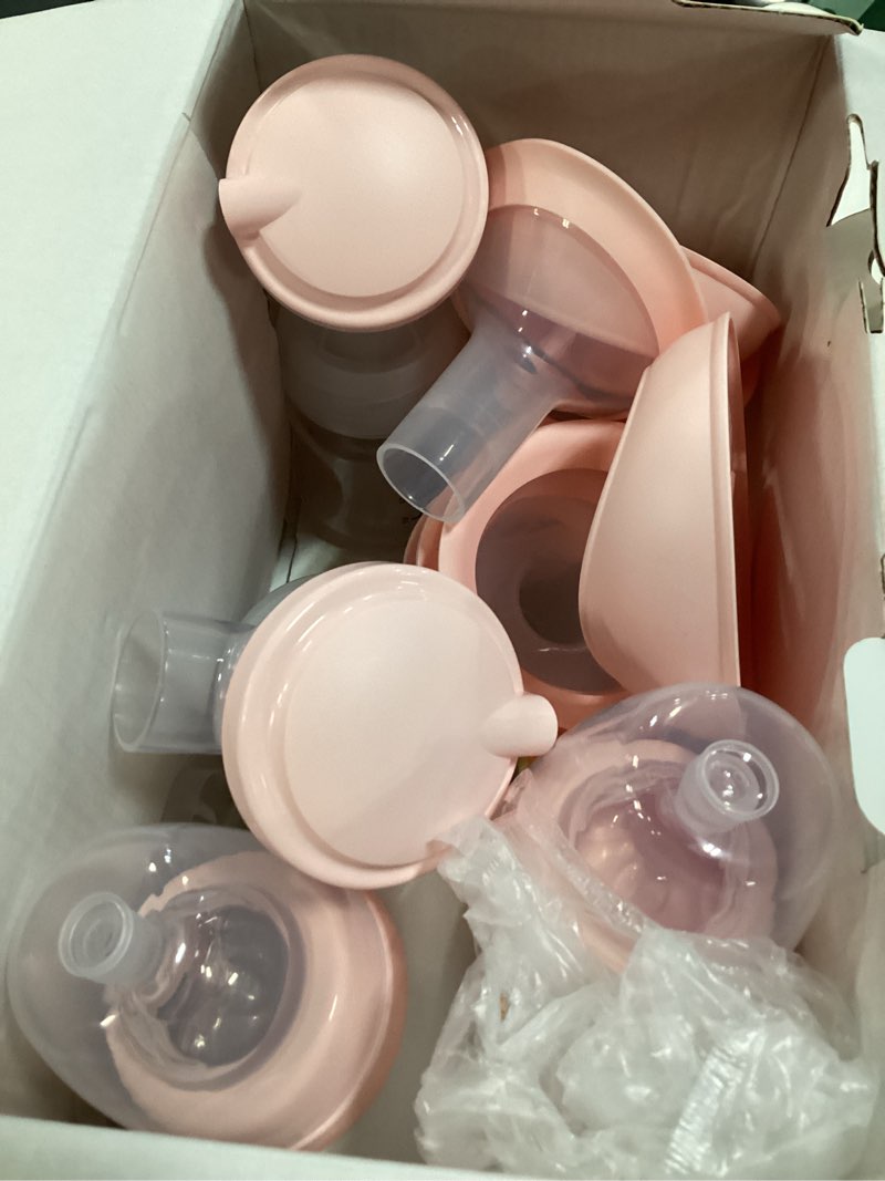 Condition photo showing New/Like New for ncvi electric breast pump 8782, portable hospital-grade double pump with 4 modes & 9 levels, anti-backflow, rechargeable quiet breastfeeding pump for efficient comfortable use at home, work or travel pink 2200mah-double