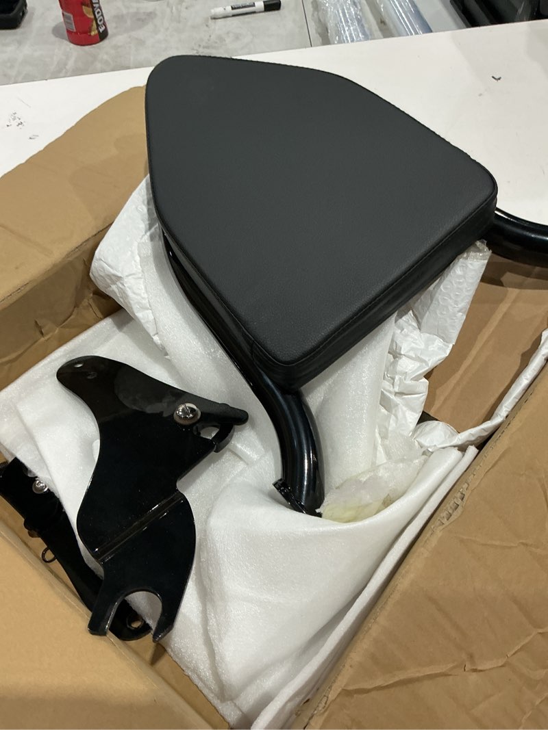 Condition photo showing Good Condition for for 2009-2025 harley touring street glide road king road glide 27" tall passenger backrest sissy bar