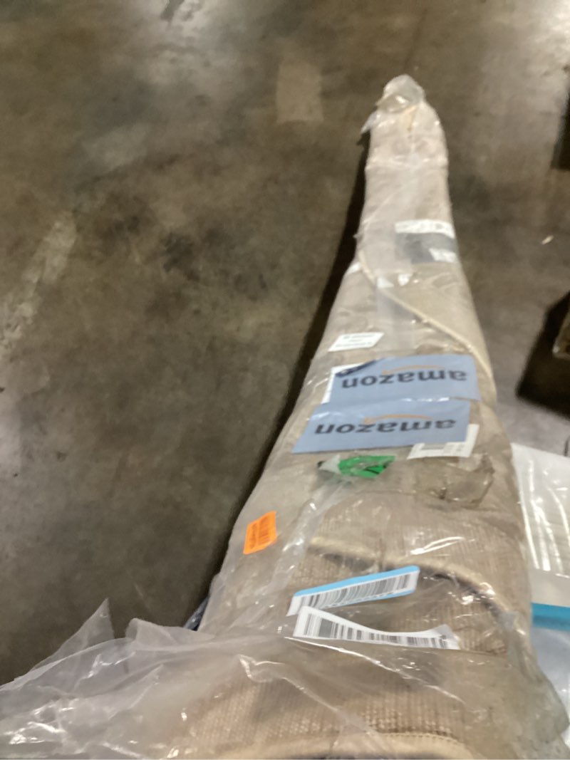 Condition photo showing Good Condition for Superior Indoor Area Rug, Plush Carpet Cover, High-Traffic Rug, Apartment Rugs, Office, Hallway, Kitchen, Floral Scroll Floor Decor, Heritage Collection, 8' Round, Ivory Ivory - Z 8' Round