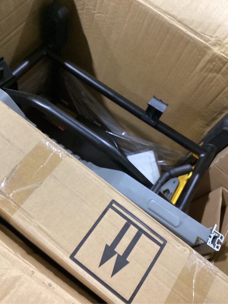 Condition photo showing Good Condition for DEWALT Table Saw, 10 Inch, 15 Amp, 32 ½-Inch Rip Capacity, Dust Collector, Scissor Stand (DWE7491X)