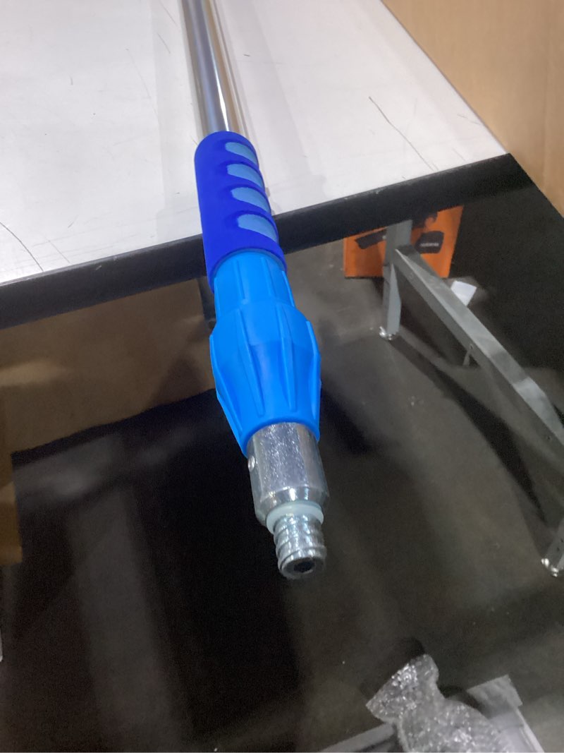 Condition photo showing Good Condition for extension pole, telescoping rod, 3.5-6 ft extendable deck brush handle, boat hook, painter’s stick, 3/4" universal end, twist lock, for paint rollers, mops, and long reach tasks 3.5 ft to 6 ft