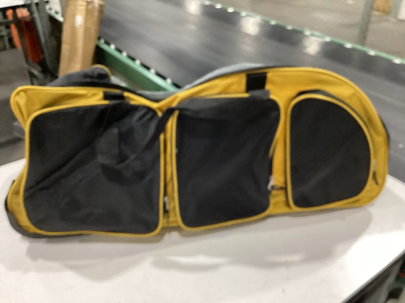 Condition photo showing New/Like New for travelers club xpedition 30 inch multi-pocket upright rolling duffel bag 30" suitcase arrowwood