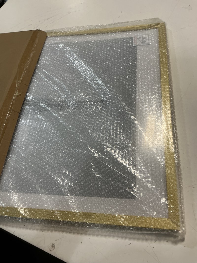 Condition photo showing Good Condition for upsimples 18x24 picture frame, display pictures 16x20 with mat or 18 x 24 without, wall hanging poster frames, gold, 1 pack