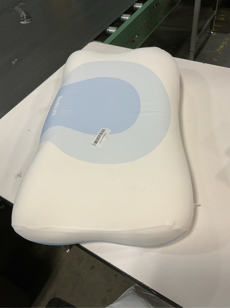 Condition photo showing Good Condition for Bedsure Cervical Neck Pillow - Ergonomic Pillows for Deep Sleep, Memory Foam Pillows for Side & Back Sleepers, Orthopedic Cervical Pillow Shape Gently Cradles Head & Neck Support, Shoulder Pain Relief