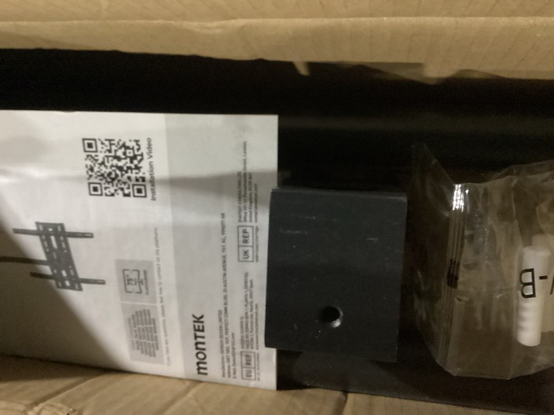 Condition photo showing New/Like New for montek ceiling tv mount for 37-75 inch flat screen displays, hanging adjustable ceiling tv bracket fits most lcd led oled 4k tvs, pole ceiling mount holds up to 110lbs, max vesa 400x400mm, tm1009c-m