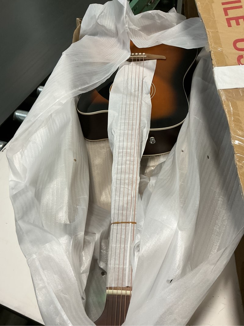 Condition photo showing Good Condition for fender california debut redondo ce series acoustic guitar, beginner guitar, 2-year warranty, includes built-in tuner, 2-tone sunburst