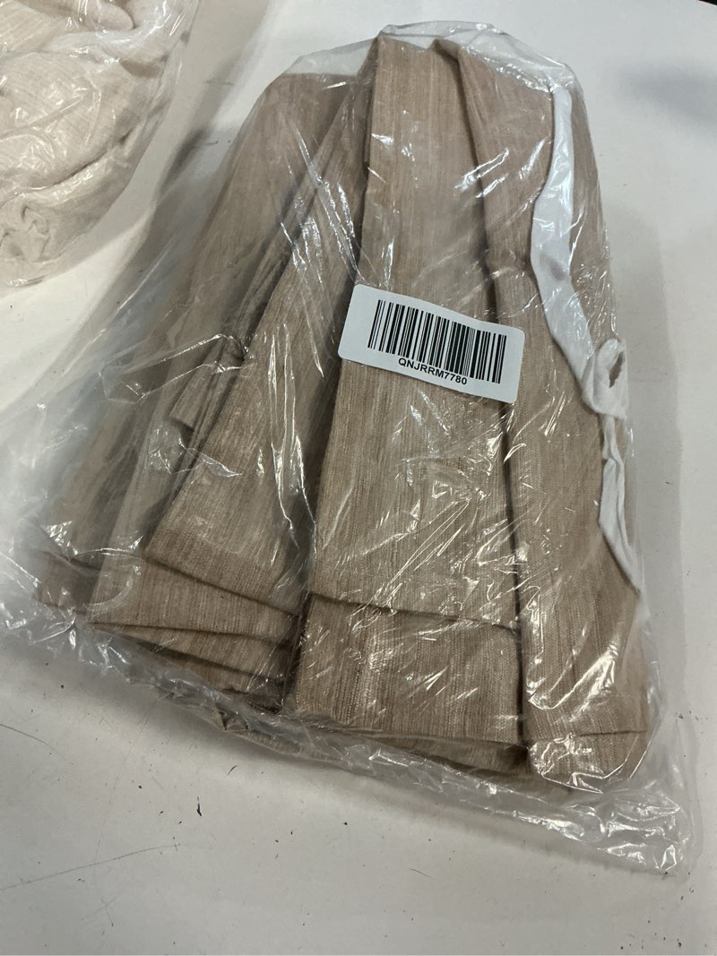Condition photo showing As Is for quince raw silk curtain - single panel, 48x96, sand