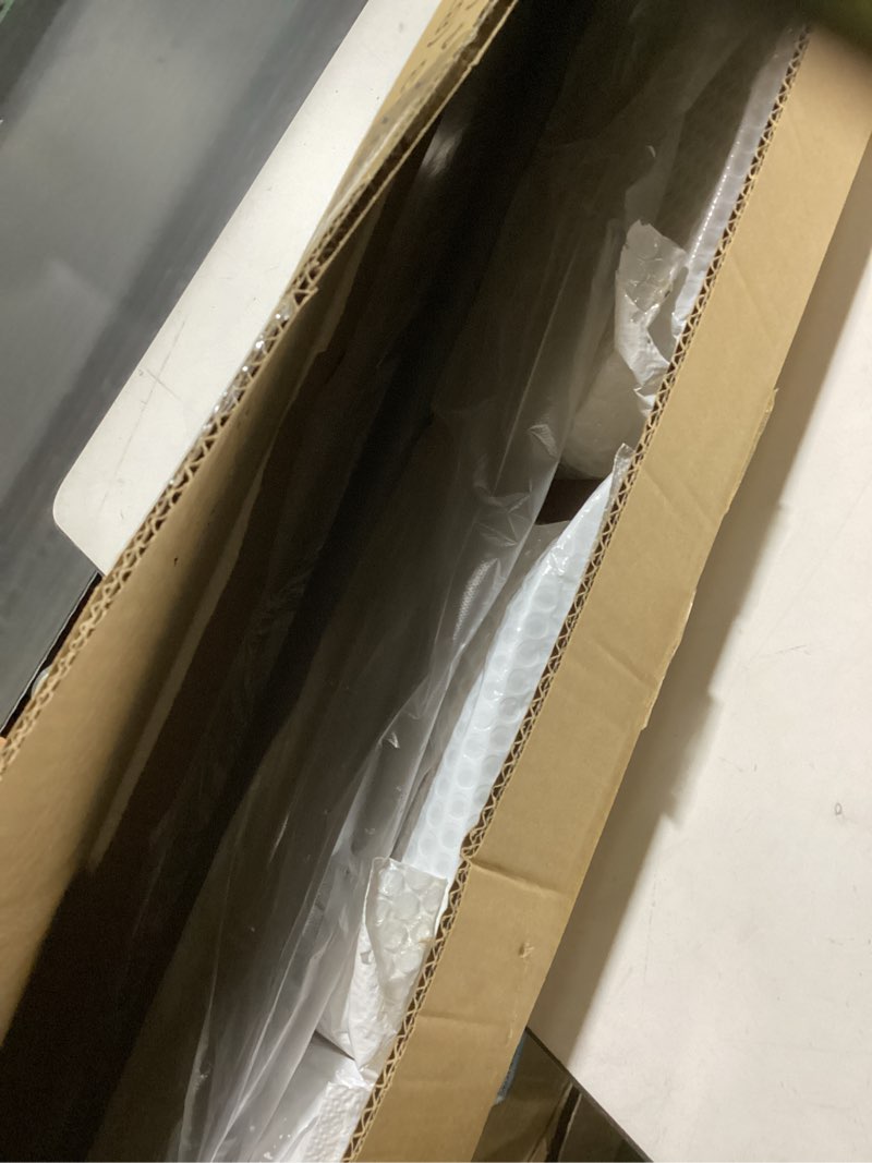 Condition photo showing New/Like New for BAOYOUNI 5 Tier Indoor Plant Pole Stand Tension Rod Adjustable Flower Display Rack Spring Loaded Floral Hanger Storage Shelf with 4 Trays & 1 Wave Hook , Black 5 Tier Black