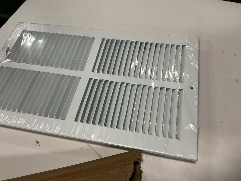 Condition photo showing Good Condition for 18x10 Vent Register [Duct Opening], Vent Covers for Home Ceiling, Two-Way Ventilation Register, Adjustable Solid Steel Wall Register Vent Cover (18"W x10"H [Duct Opening])