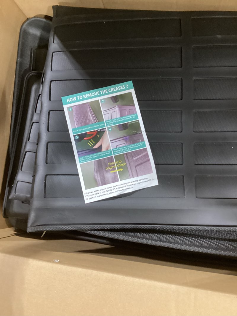 cartist floor mats & cargo liner custom fit for nissan kicks 2018-2024 accessories all weather trunk