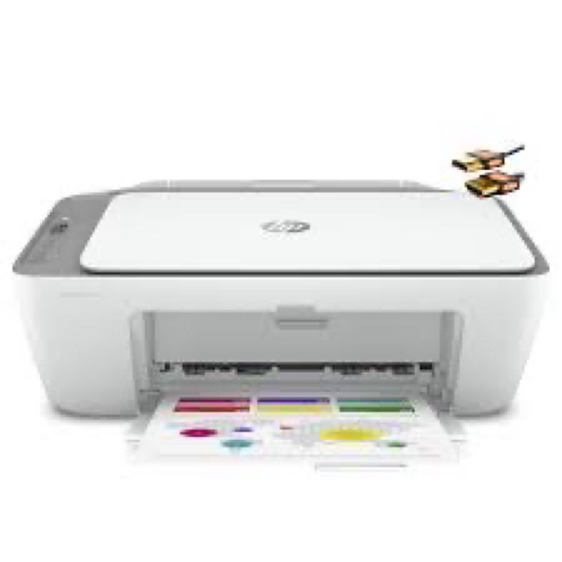 HP DeskJet 2755e Wireless Color inkjet-printer, Print, scan, copy, Easy setup, Mobile printing, Best-for home.