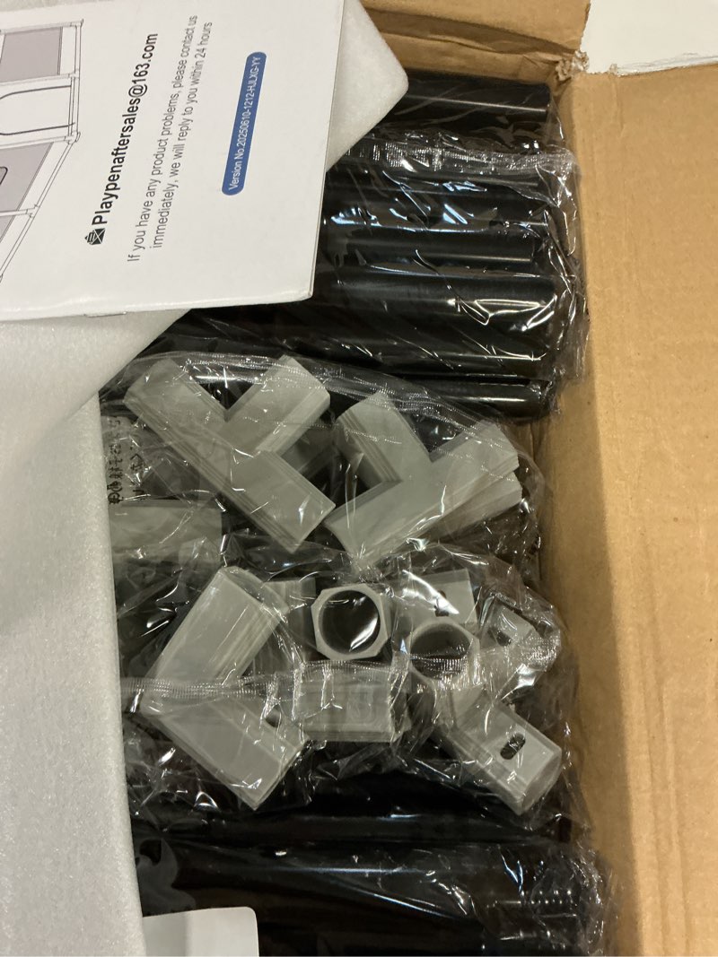 Condition photo showing Good Condition for Baby Playpen, 47x47in Small Play Pen,Toddler Playpen for Apartment,Play Yard,Activity Fence, Extra Large Baby Playard Light Grey 47x47 Inch