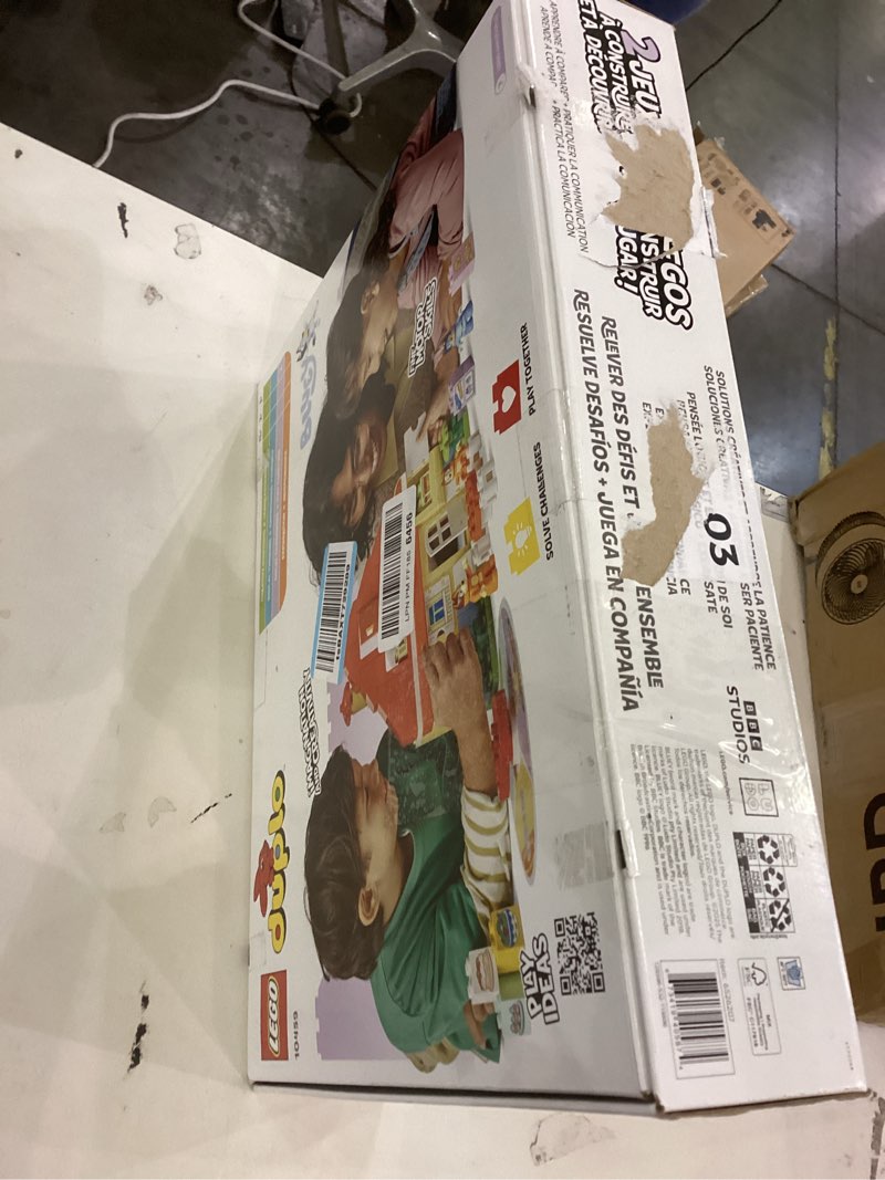 Condition photo showing New/Like New for LEGO DUPLO Bluey: Bluey’s Family House with Memory Game - Toddler Toy for Kids Ages 3+ - Memory Game Playset Includes Bluey Figure - Preschool Toy Gift Idea for 3 Year Old Girls and Boys - 10459