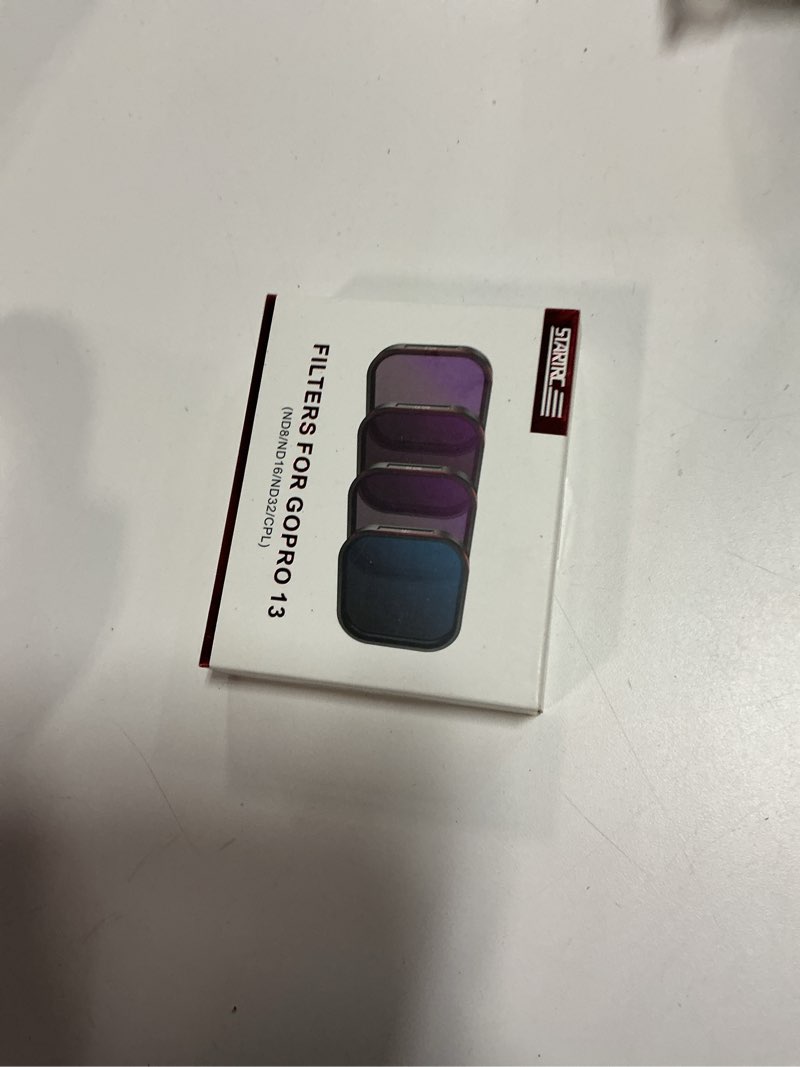 Condition photo showing New/Like New for STARTRC PHOTO ND & CPL Filter Set Compatible for GoPro Hero 13 Black, ND8 ND16 ND32 CPL Polarizing Neutral Density Filters for HERO13 Black Accessories, HD Optical Glass/Ultra Slim Aluminum Frame