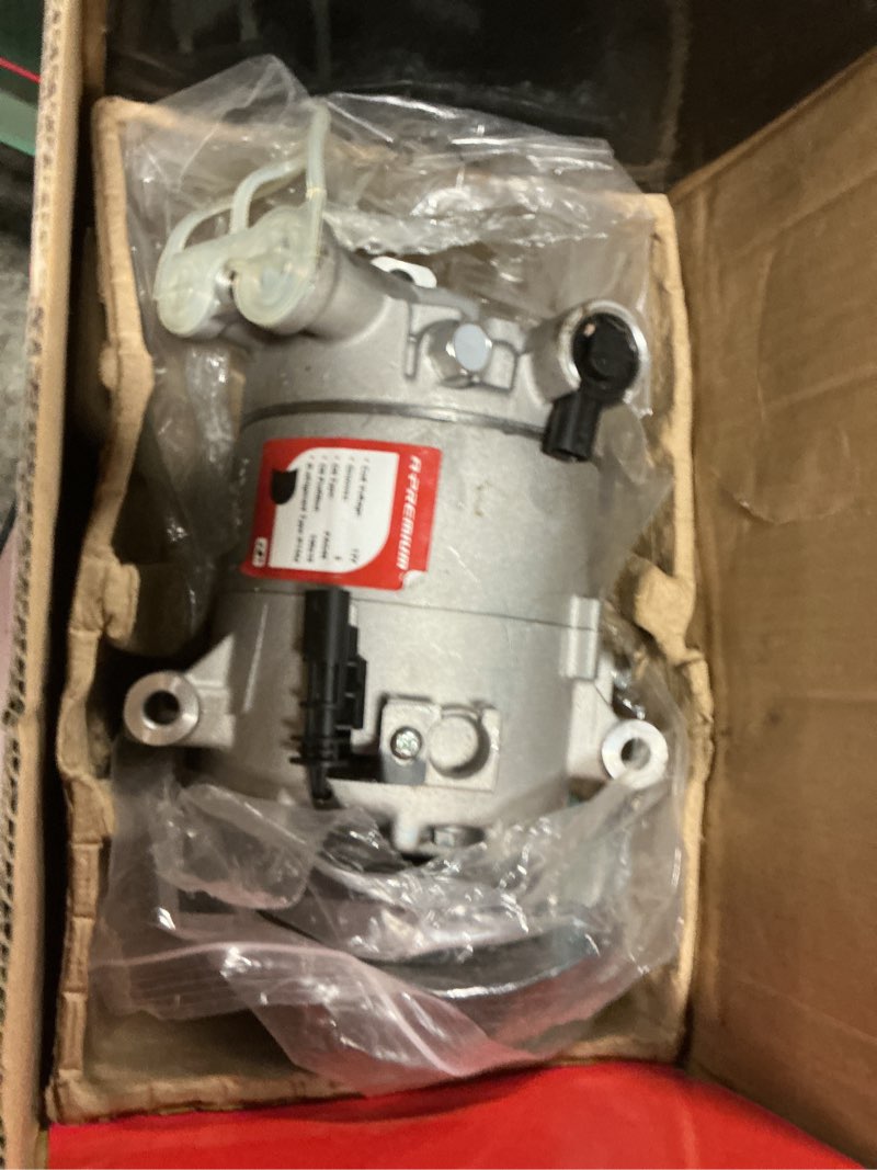 Condition photo showing As Is for a-premium air conditioner ac compressor with clutch | compatible with chevrolet colorado 3.6l 2017-2022, gmc canyon 3.6l 2017-2022