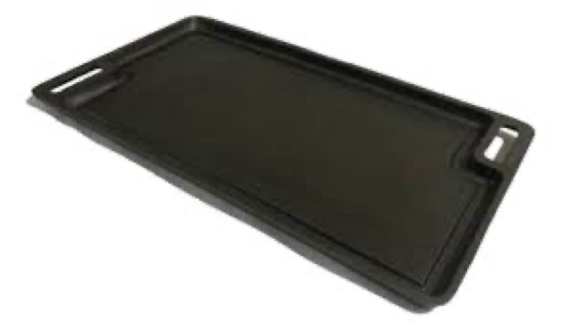 la hogareña plancha chivitera o chivitos - cast iron