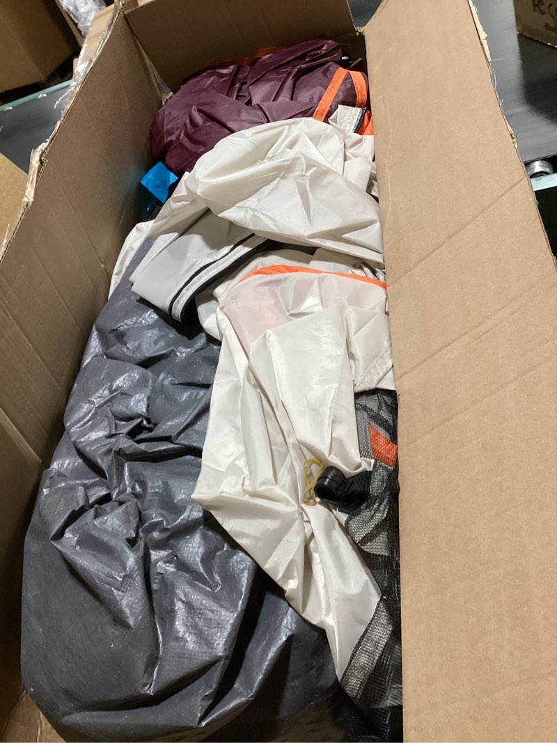 Condition photo showing As Is for Coleman Skydome Tent with 5 Minute Setup, 2/4/6/8-Person Weatherproof Tent with Rainfly & Carry Bag, 20% More Headroom Than Traditional Canopies 6-person PFAS-Free Blackberry