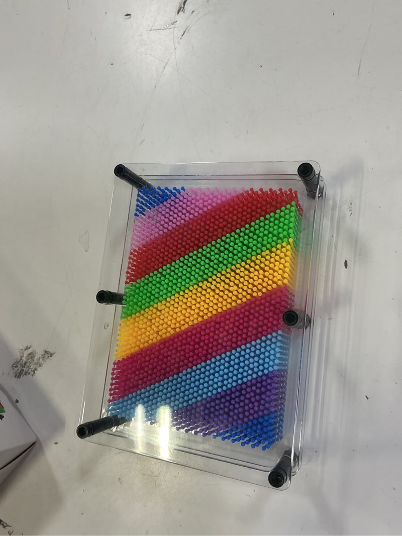 Condition photo showing Good Condition for 3d pin art sensory toys for kids 5-7, pin art board impression sensory toys for kids with autism, autism gifts for autistic children age 3, 4, 5, 6, 7, 8, 9, 10+ years old boys girls multicolor