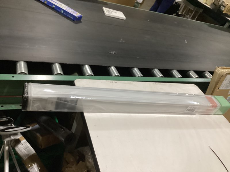 Condition photo showing New/Like New for aosky blackout roller shades cordless blinds for windows, free-stop shades with valance, thermal insulated fabric, uv protection, natural woven blinds for home and office (34" w x 64" h, white) white 34"w x 64"h