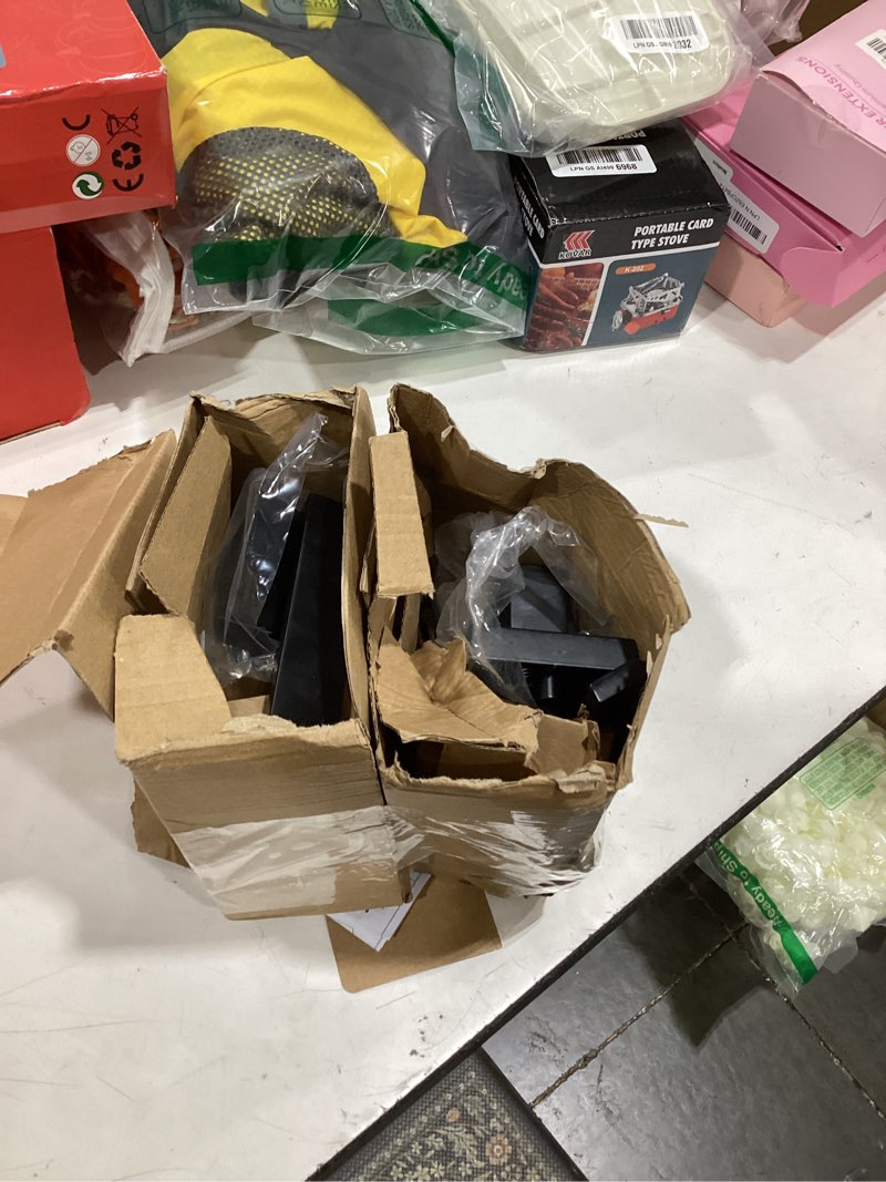 Condition photo showing Good Condition for estmoon 4 pack passage door knobs - black door handle interior door levers, heavy duty non-locking locksets hall closet handles, reversible for right & left sided doors passage 4