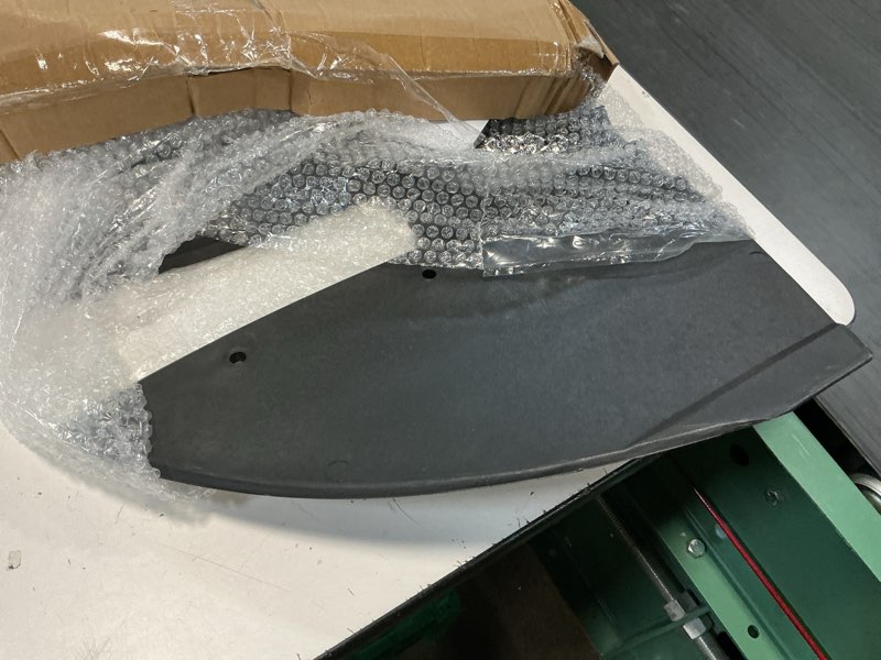 Condition photo showing As Is for fo2003 whale tail hydrofoil stabilizer fits boat outboards and stern drives 40 to 300 hp silver