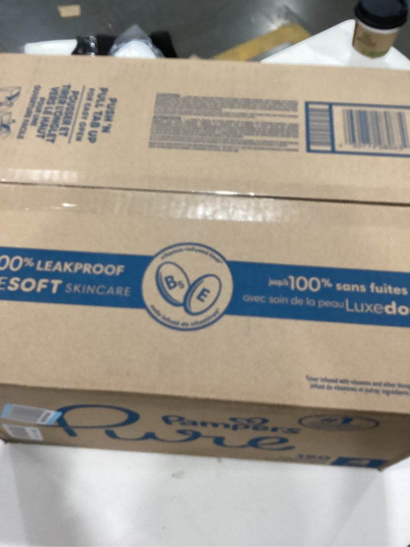 Condition photo showing New/Like New for Pampers Baby Diapers - Pure Protection - Size 4, 150 Count, for up to 100% Leakproof, Premium Plant-based Skin Protection