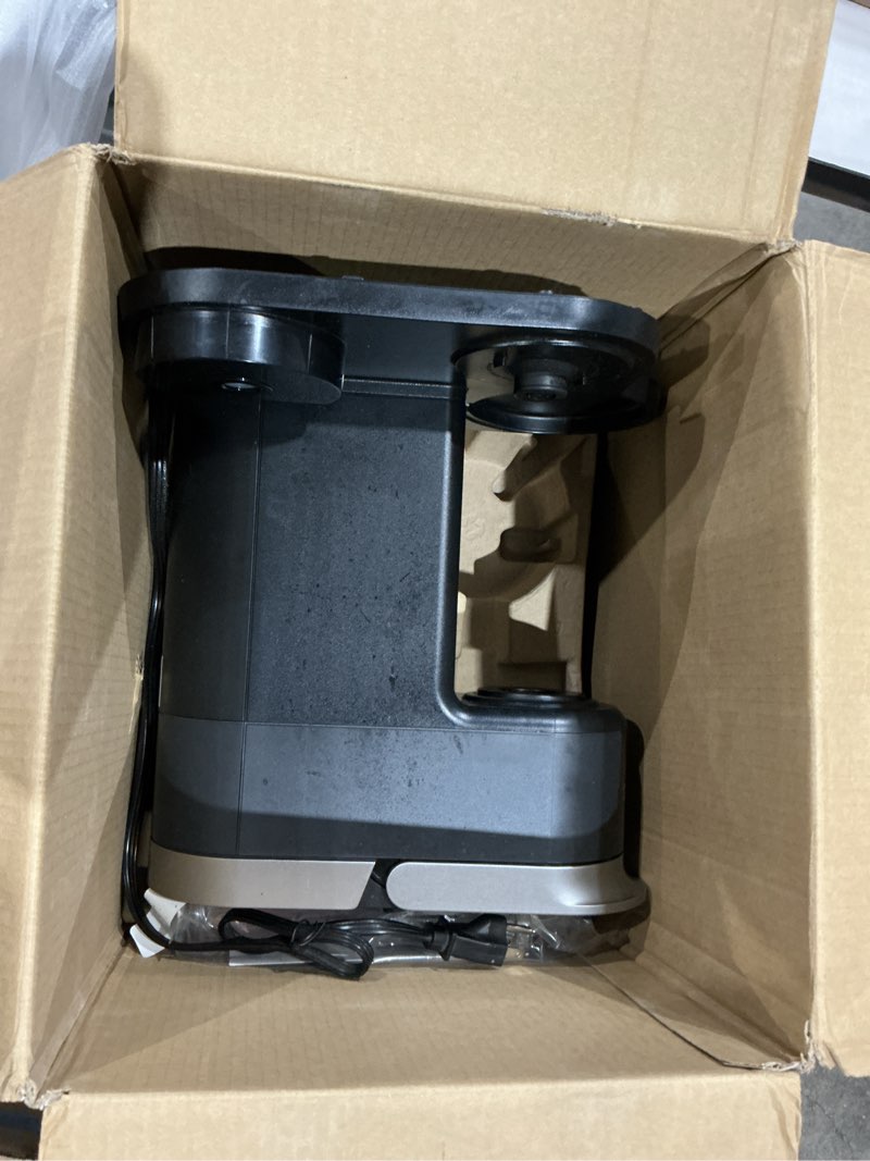 Condition photo showing As Is for keurig k-cafe essentials single serve k-cup pod coffee maker, black