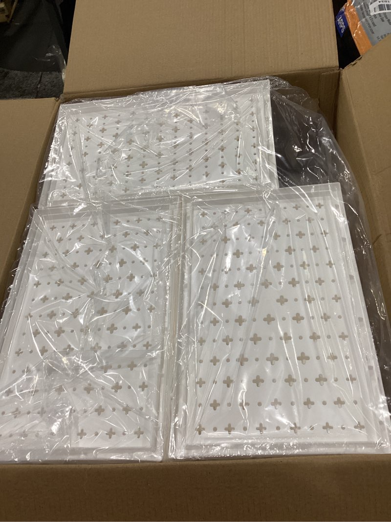 Condition photo showing New/Like New for pinkpum x-large shoe storage boxes 18 pack, shoe organizer for closet clear plastic stackable shoe dispaly case holder bins, sneaker storage for sneakerheads white 18 pack clear and white