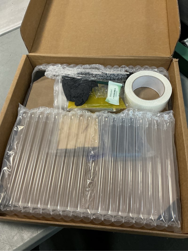 Condition photo showing As Is for Drywall Repair Kit,Drywall Repair Panel 16” x16“,Sheetrock Repair Kit,Drywall Ceiling Repair,Large Hole Drywall Repair Kit 16" Professional Kit