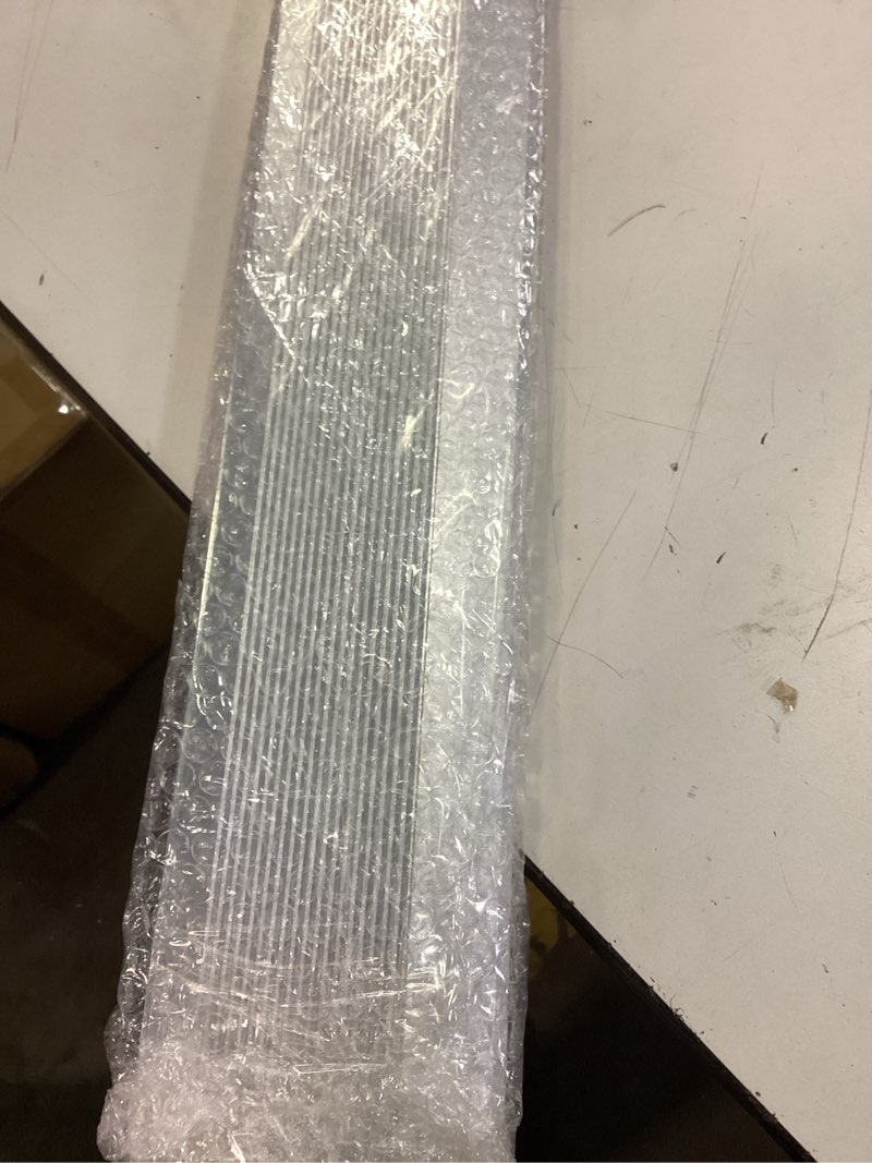 Condition photo showing Good Condition for 2 Pcs Aluminum Floor Transition Strip Thickness About 1.8 mm 36 Inch Threshold Ramps for Doorway Door Threshold Reducer Doorway Edge Trim Suitable for Threshold Height Less Than 1.6 Inches (Silver)