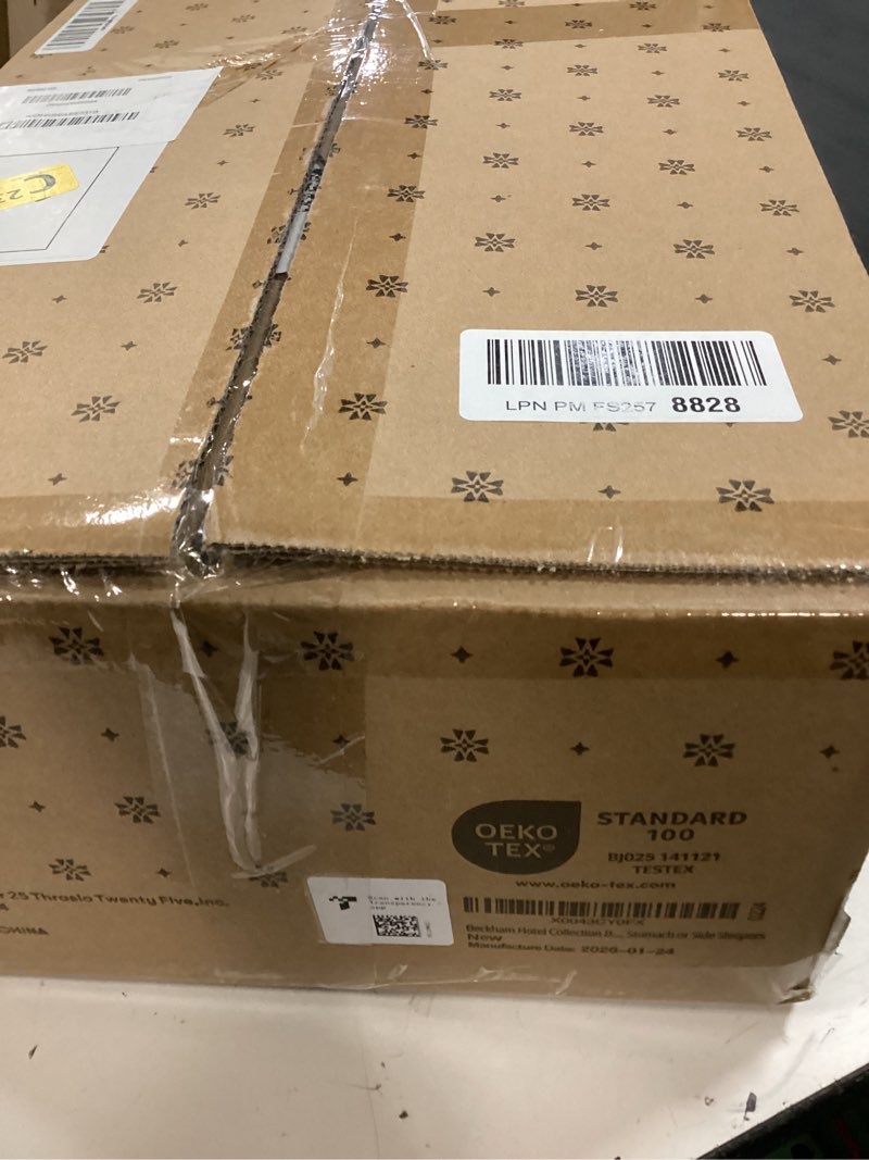 Condition photo showing New/Like New for beckham hotel collection bed pillows standard/queen size set of 2 - original soft down alternative pillow for sleeping - soft support for back, stomach or side sleepers queen / standard white