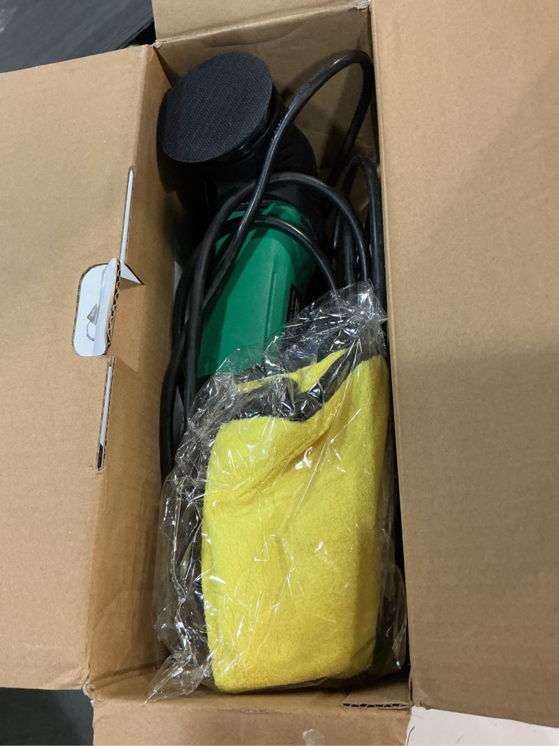 Condition photo showing Good Condition for Mini Polisher, 2-inch/ 3inch Car Buffer Polisher with 8mm Random Orbital,Car Polishers and Buffers for Car Detailing,Variable Speed Small Buffer Polisher. Green