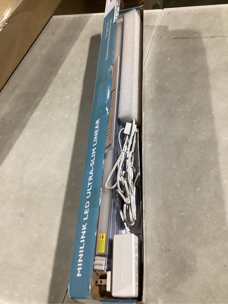 Condition photo showing Good Condition for Hand Wave Under Cabinet LED Lighting Plug in, 20 Inch 3 Pcs Dimmable Linkable Ultra Thin Aluminum Alloy Housing, 4000K Natural White Motion Sensor Counter Lights for Kitchen, Shelf, Cupboard 20 Inch White, 3 Pcs