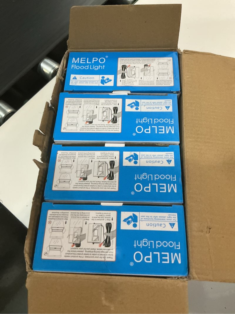 Condition photo showing New/Like New for led flood light outdoor 30w, 300w equivalent 3000lm smart rgb landscape lighting with app control, diy scenes -timing - warm white 2700k -color changing uplight, ip66, us plug, no remote melpo(4 pack)