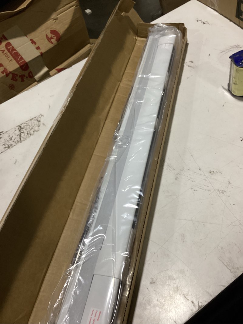 Condition photo showing Good Condition for lazblinds no tools no drill cordless cellular shades, blackout light blocking honeycomb shades for home, thermal insulation blinds for windows, 34" w x 36" h, white blackout-white 34" w x 36" h