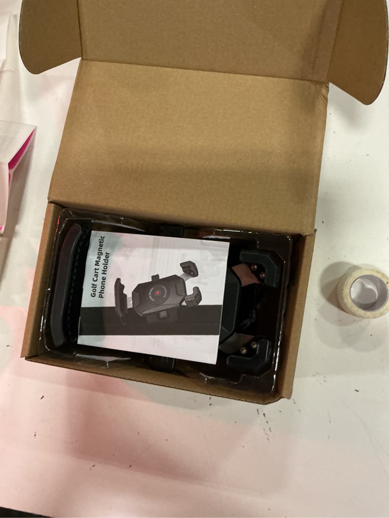 Condition photo showing New/Like New for roykaw golf cart magnetic phone holder mount compatible with ezgo/club car/yamaha, compatible with iphone/galaxy/google pixel, ultra strength magnet/360° rotatable/one-handed pick & place