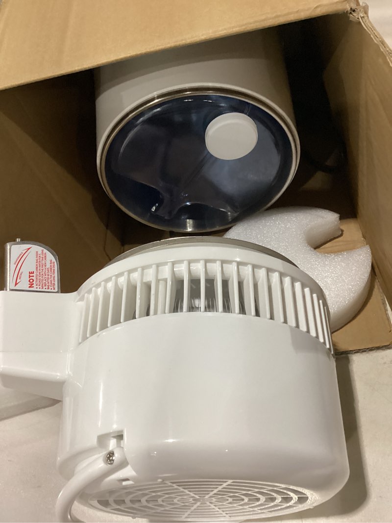 Condition photo showing As Is for VEVOR Water Distiller, 1.1 Gal Distilled Water Machine, 750W Pure Water Distilling w/BPA Free Plastic Container, Water Distillation Kit w/Button, Countertop Distilled Water Maker for Home, White White 1.1Gal