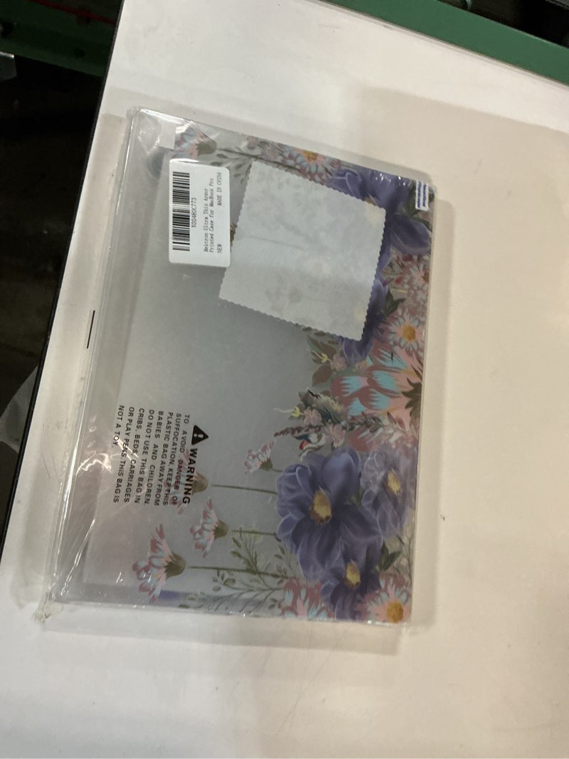 Condition photo showing New/Like New for MMektron Printed Case for MacBook Pro 14 inch 2025 Release M5 A3434 Fits 2024-2021 M4 A3112 A3401 A3185 M3 A2918 A2992 M2 A2779 M1 A2442, Protective Hard Shell with Fold Kickstand, Blooming Dahlia