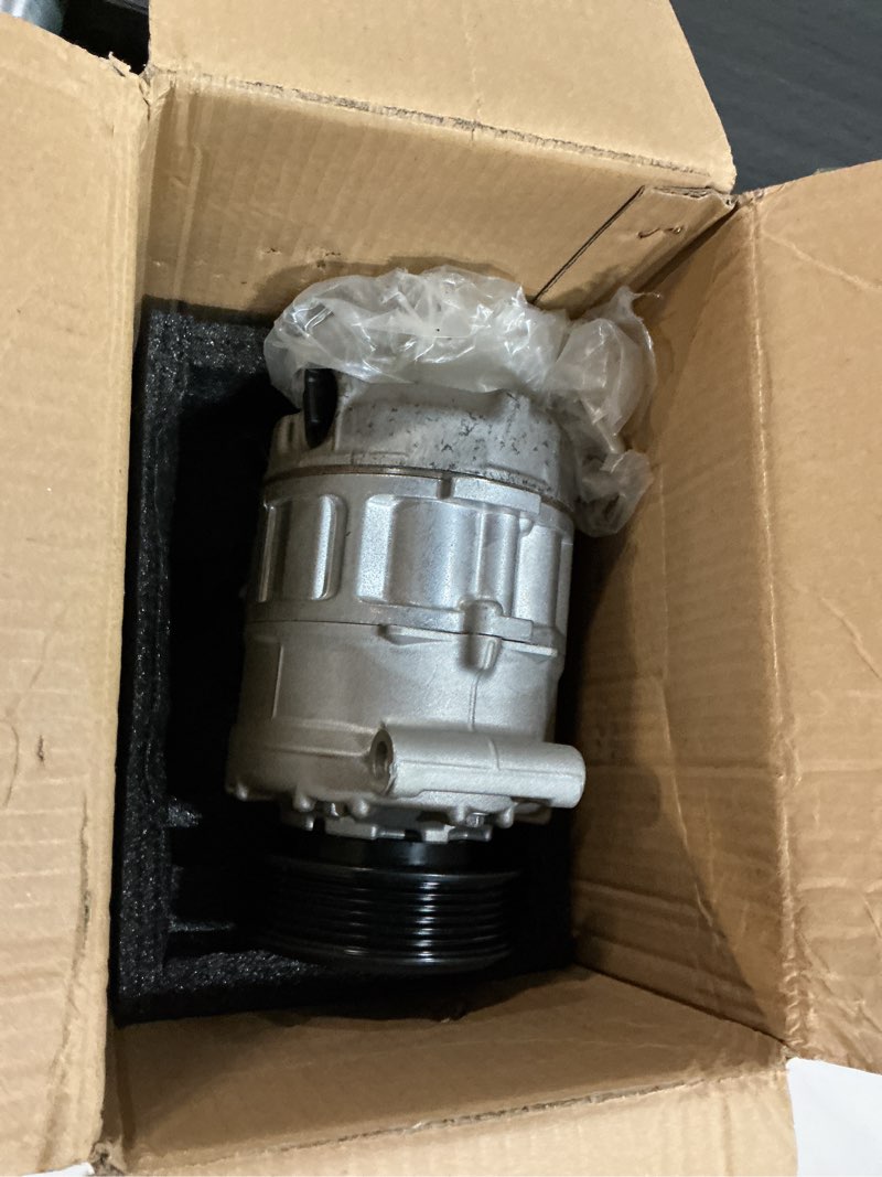 Condition photo showing As Is for cciyu air conditioning compressor for volkswagen beetle gti cc passat eos tiguan 1.4l 1.8l 1.9l 2.0l 2.5l 3.6l 2006-2018 replaces ac compressor for car