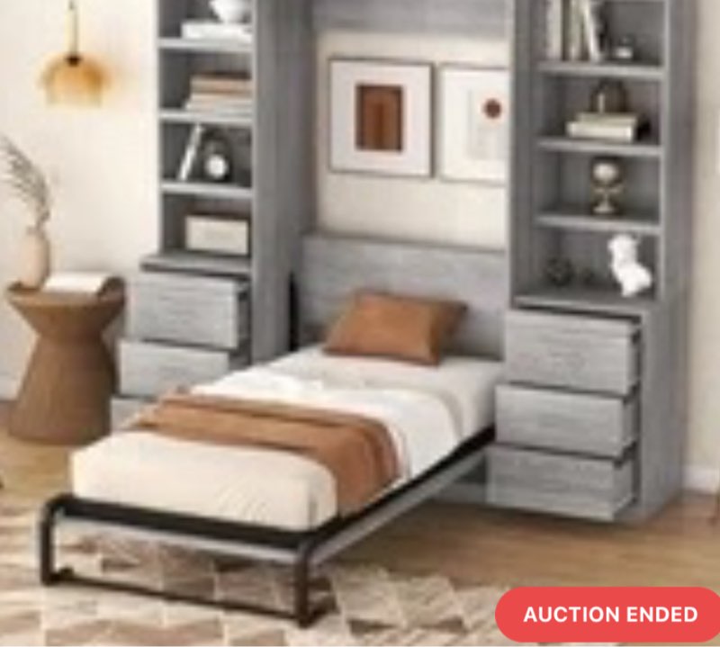 Murphy Bed Light Grey(BOX 2 OF 5 ONLY)