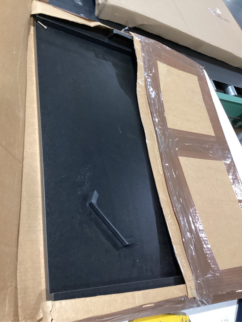 Condition photo showing As Is for hanobe stove noodle board cover: black gas electric cover top stovetop wood for home kitchen oven large