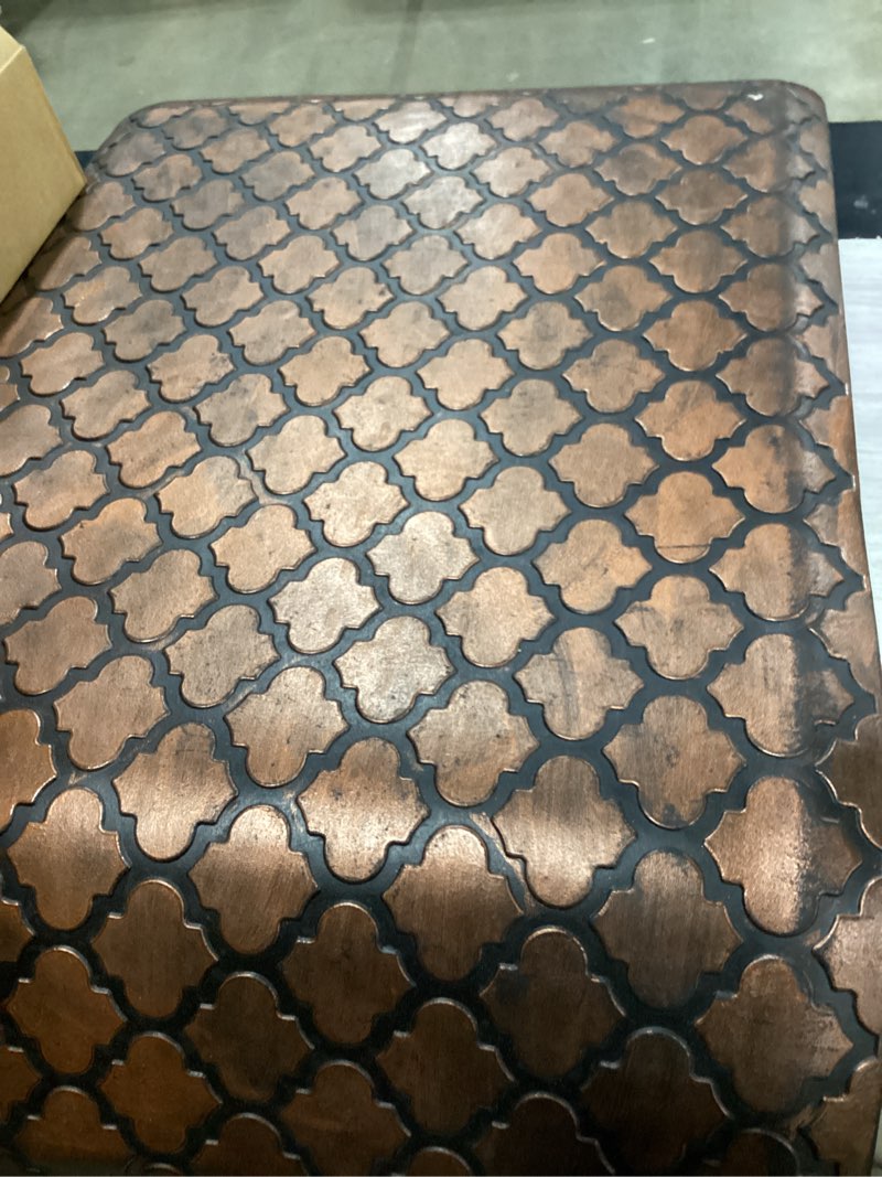 Kauri Fatigue Mat Multipurpose Waterproof Anti Fatigue Mat for Indoor and Outdoor Use Kitchen Office Salon Laundry Room Workshop Garage and Household Decorations (Bronze Copper)
