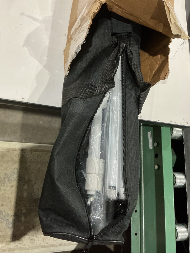 Condition photo showing Good Condition for emart backdrop stand 10x7ft(wxh) photo studio adjustable background stand support kit with 2 crossbars, 8 clamps, 2 sandbags and carry bag for parties, events decoration, wedding, photography -white 10x7ft white