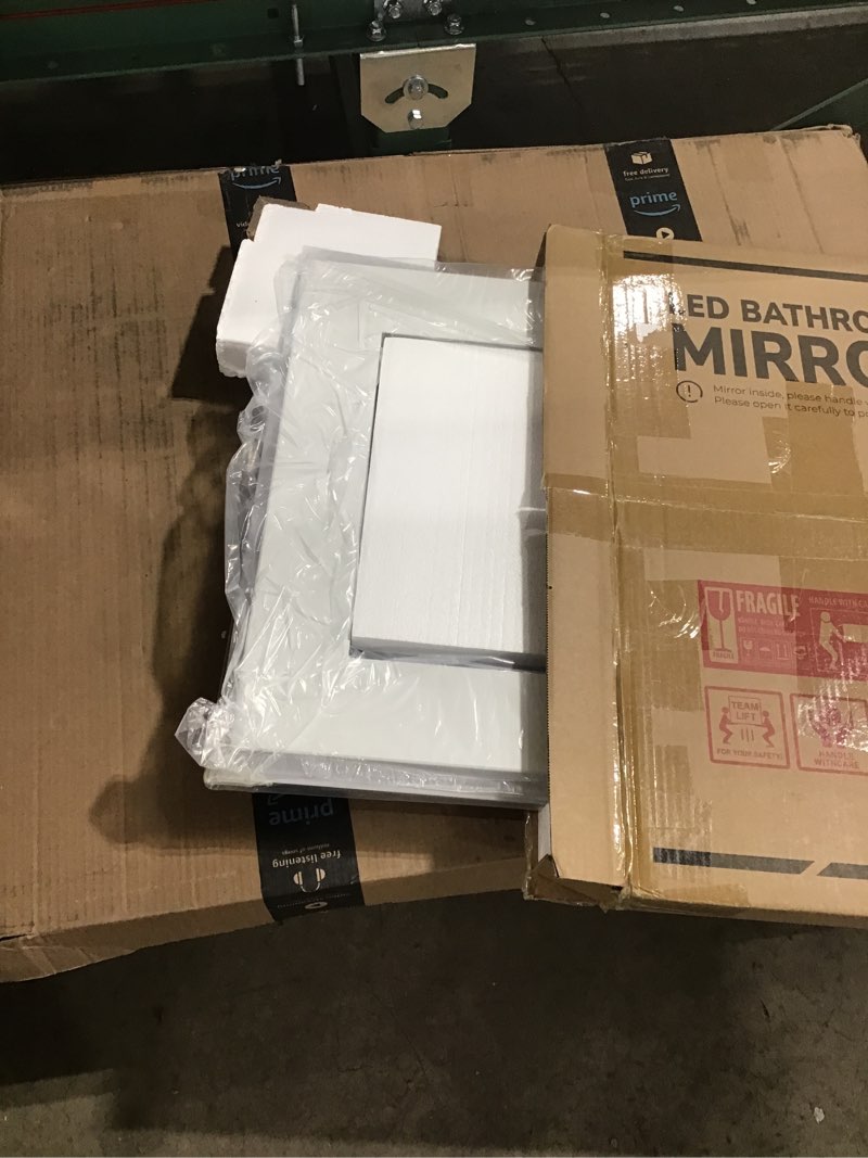 TETOTE LED Bathroom Mirror 20 x 28 Inch Brighter Light up Mirror for Bathroom Vanity, Front and Back