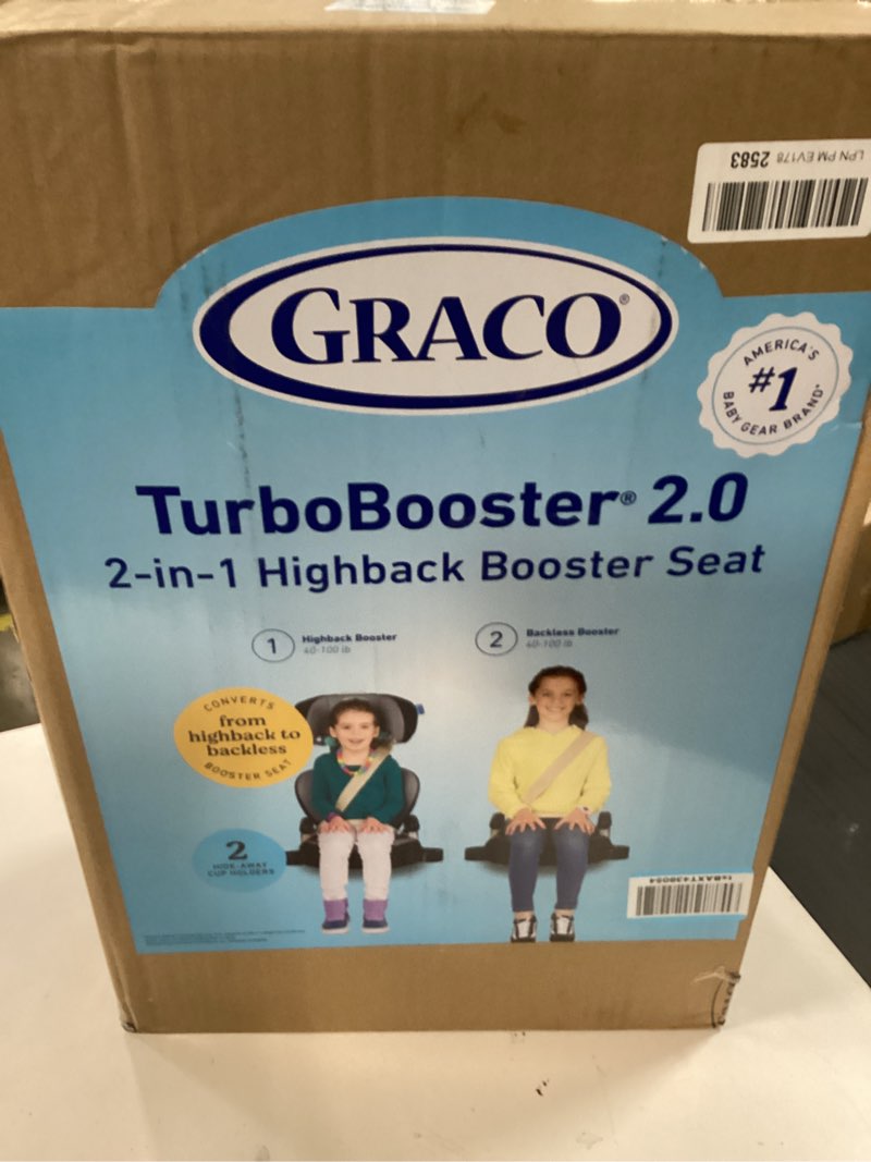 Condition photo showing New/Like New for Graco TurboBooster 2.0 Highback Booster Car Seat, Declan TurboBooster 2.0 Declan