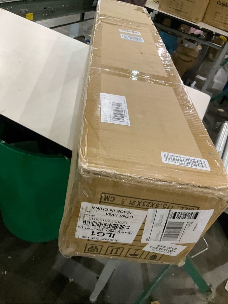 RUMOSE Matte Black Shower Panel Tower System, 5-Function Shower Faucet Set LED Light Rainfall Shower