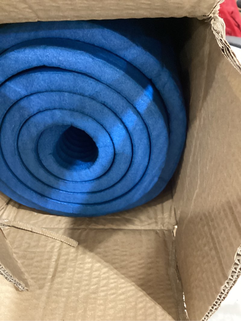 Condition photo showing New/Like New for Foam Sleeping Pad for Camping - 1.25-Inch-Thick Waterproof Sleep Pad with Carry Straps for Cots, Tents, or Sleepovers by Wakeman Outdoors (Black) Black 1 Pack